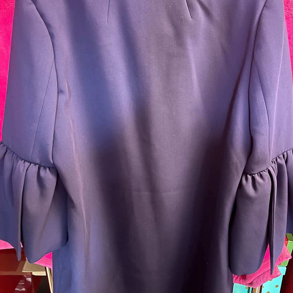Banana Republic Bell-Sleeve Coat JACKET Size XL blue‎ NWOT - Picture 6 of 10